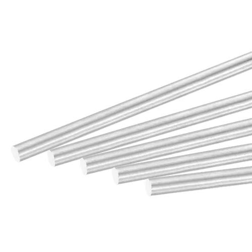 Miniatura 6 de MECCANIXITY Varilla redonda sólida de aluminio de 0.236 in de diámetro, 13.780 in de longitud, para manualidades, paquete de 2