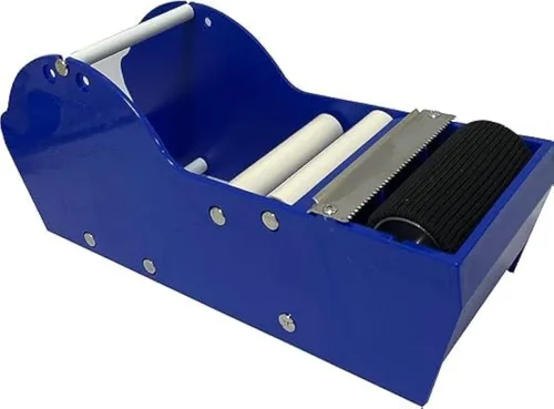 WELSTIK Dispensador de embalaje de cinta de papel Kraft engomado activado por agua de 3 pulgadas para envío, sellado de cartón y caja, azul
