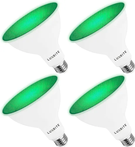 Miniatura 12 de LUXRITE Bombilla LED PAR38 azul de inundación, 8 W (equivalente a 45 W), bombilla LED azul de inundación, clasificación húmeda, certificación UL