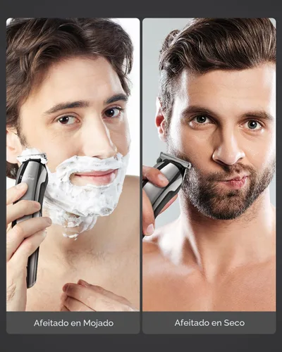 Miniatura 5 de Brightup Recortadora de Barba para Hombres - Maquinilla de Afeitar y Afeitadora Eléctrica, Juego de Recortadoras de Cabello Inalámbricas, Kit