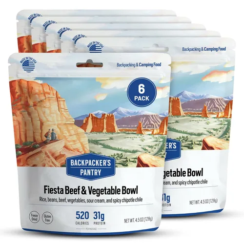 Miniatura 25 de Backpacker's Pantry Curry de Katmandú Comidas veganas para mochileros Alimentos liofilizados para acampar 0.78 oz de proteína 6