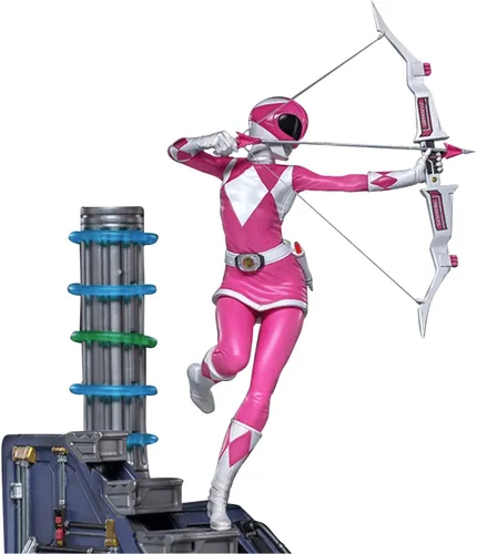 Iron Studios - Mighty Morphin Power Rangers - Escala de arte BDS Pink Ranger 1/10