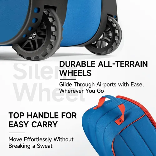 Miniatura 4 de MANUEKLEAR - Bolsas de golf de viaje de nailon 1680D para aerolíneas con ruedas, bolsas de viaje de golf para aerolíneas con parte superior