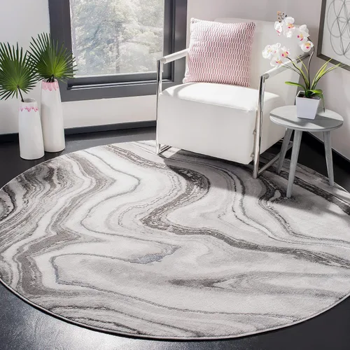 Miniatura 32 de SAFAVIEH Craft Collection - Alfombra decorativa, 2'3" x 4', azul y gris, diseño abstracto moderno, no desprende pelusa y de fácil cuidado, ideal