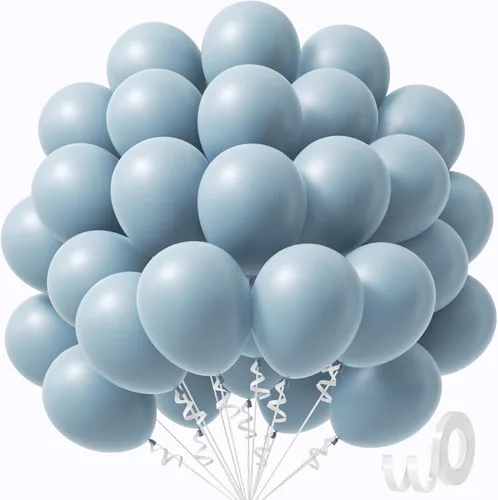 Miniatura 29 de Globos Azul Marino de 12 pulgadas, Globos de Látex Azul Marino 50 piezas Globos de Fiesta para Graduación Boda Fiesta de Cumpleaños Decoraciones