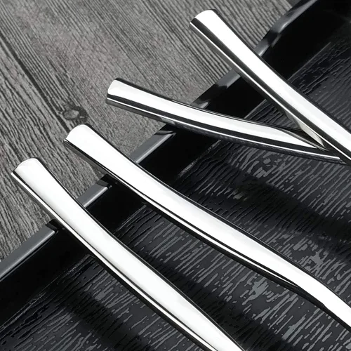 Miniatura 2 de Idomy Tenedores de degustación de 3 dientes de acero inoxidable para aperitivos, 12 piezas
