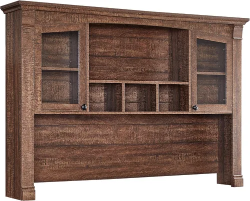 Miniatura 8 de OKD - Escritorio ejecutivo en forma de L de 60" con cajones, escritorio de oficina en casa estilo granja con estación de carga, gabinete