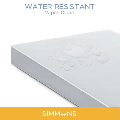 Miniatura 7 de Simmons - Colchón transpirable para cuna y colchón infantil con funda extraíble y lavable a máquina, GREENGUARD Gold - Impermeable - Núcleo de fibra