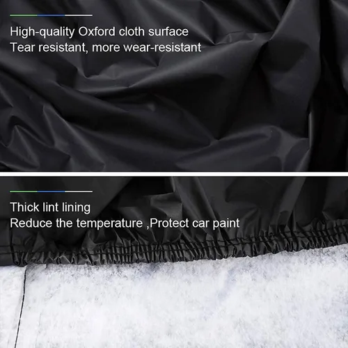 Miniatura 6 de Car Cover Compatible with Mazda Mazda2 Mazda3 Mazda5 Mazda6 All-Weather Protection Outdoor Car Cover Waterproof Windproof dust-Proof Anti-Snow Black