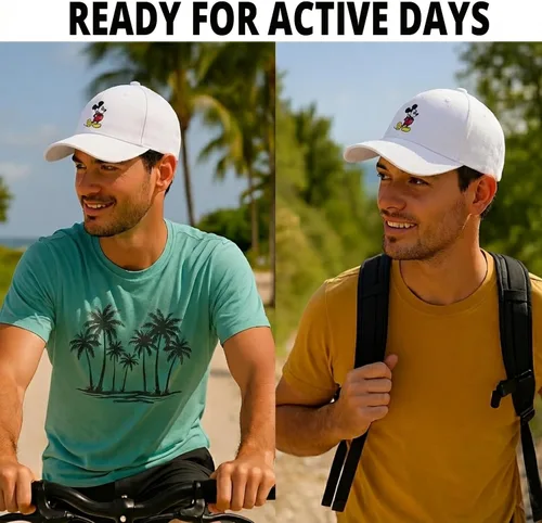 Miniatura 5 de Gorra de béisbol ajustable para adultos de Mickey Mouse de Disney para hombres