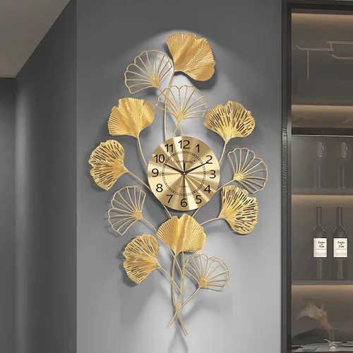 Miniatura 9 de Reloj de pared grande, moderno, decorativo, silencioso, sin tictac, reloj de cuarzo, funciona con pilas, reloj europeo de decoración de pared, arte