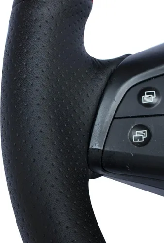 Miniatura 2 de MEWANT Cubierta personalizada del volante del coche del cuero de microfibra de costura a mano para Mercedes Benz W164 Clase M ML350 ML500 2005 2006