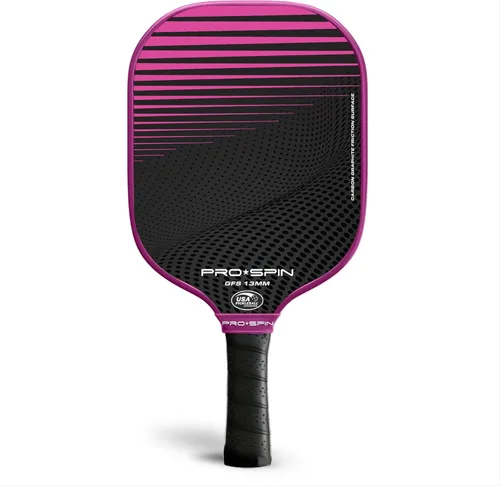 Miniatura 10 de PRO-SPIN Paletas de pickleball de fibra de carbono, juego de 2 con bolas para interiores y exteriores, bolsa o 1 paquete con cubierta, regalo