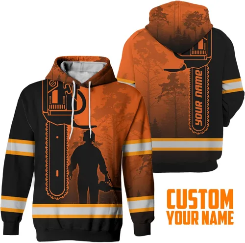 Miniatura 4 de Sudadera con capucha de alta visibilidad para hombres - Colección de trabajos con nombre personalizado Clase 3 Ropa de trabajo reflectante