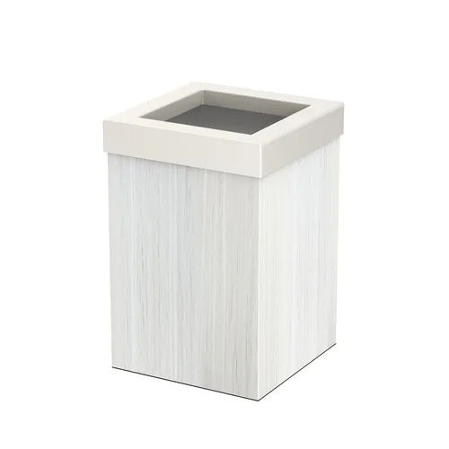 Miniatura 20 de Gatco Papelera Moderna Cuadrada, Combo Negro Mate y Latón Cepillado - Papelera de Acero Inoxidable con Tapa Extraíble, Resistente a Fugas, Capacidad