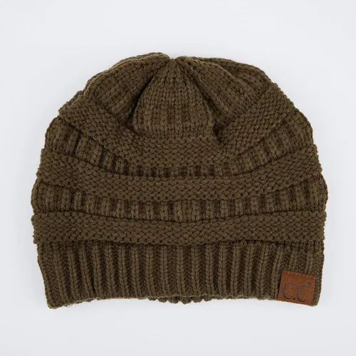 Miniatura 391 de C.C Trendy Warm Chunky Soft Stretch Cable Knit Beanie