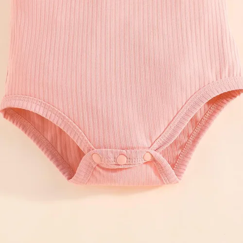 Miniatura 7 de Mameluco de una pieza para bebé niña, overol de una sola pieza, sin mangas, correa ajustable, traje de verano
