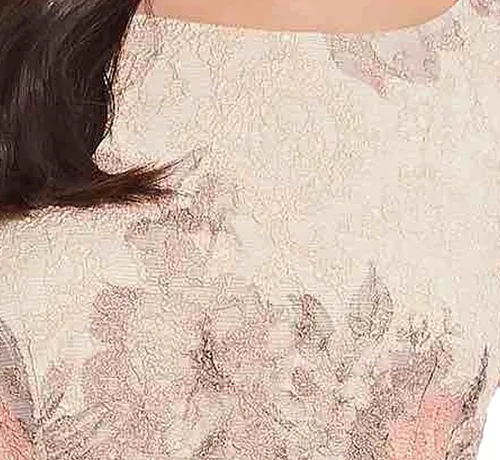 Miniatura 4 de Adrianna Papell Vestido de columna Matelasse para mujer