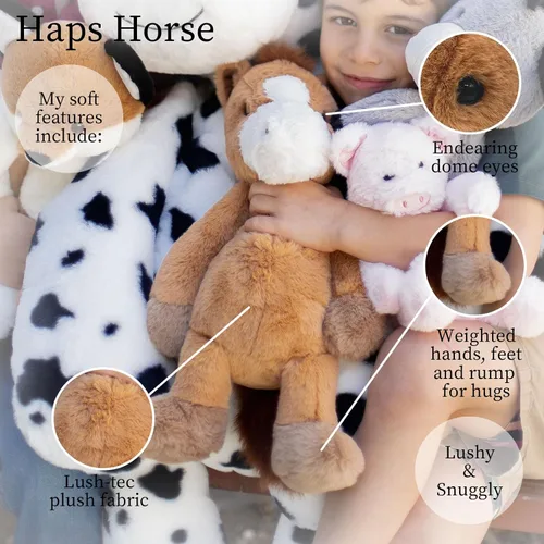Miniatura 3 de World's Softest Animal de peluche suave relleno para bebés, niños pequeños, niños y adultos - Adorable juguete hecho de materiales de calidad aptos