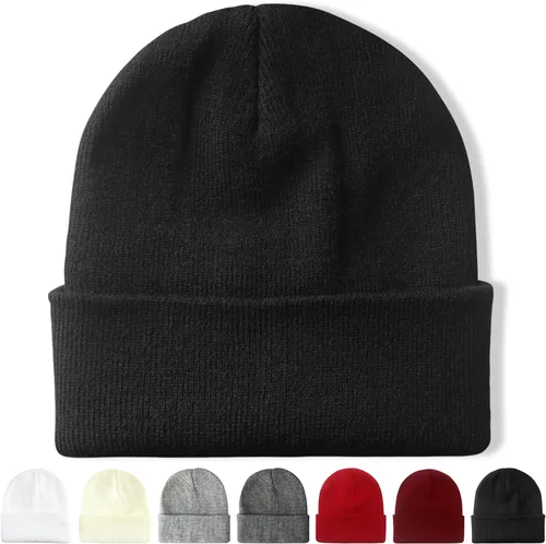 Miniatura 17 de NPQQUAN Beanie for Men Women Winter Hats for Mens Beanie Cuffed Knit Beanies Skull Cap