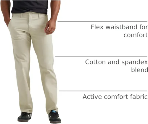 Miniatura 72 de Lee Extreme Motion Pantalón regular recto sin pliegues al frente para hombre