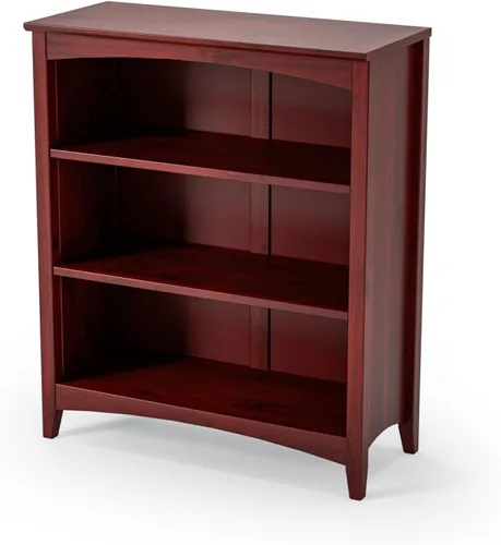 Miniatura 24 de Camaflexi Estantería estilo Shaker de 4 estantes, madera maciza, 48 pulgadas de alto, estantería ajustable, parte trasera cerrada, estantería