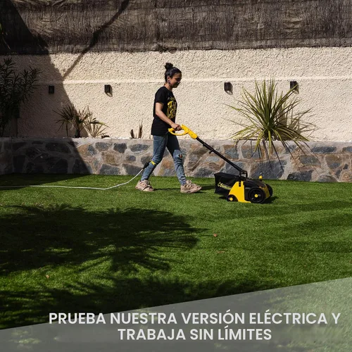 Miniatura 6 de Barredora de Césped Artificial de Roll & Comb, Rastrillo Eléctrico con Cable para Césped Artificial, Regalo de Jardinería Genial, Colector de Hojas