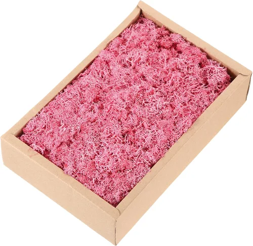 Miniatura 15 de MECCANIXITY Musgo de reno preservado de 7.8 onzas, musgo artificial decorativo negro para plantas en maceta, manualidades de interiores, centros