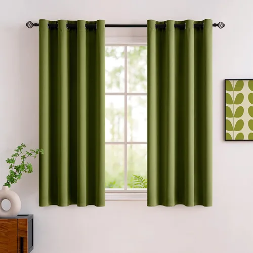Miniatura 58 de MIULEE Cortinas opacas para dormitorio o sala de estar, juego de 2 paneles de cortina para ventana con aislamiento térmico y bloqueo de luz
