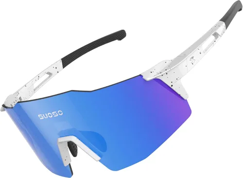 suoso Gafas de sol deportivas de ciclismo para hombre: gafas de sol polarizadas ligeras con protección UV para jóvenes, béisbol, softbol, correr