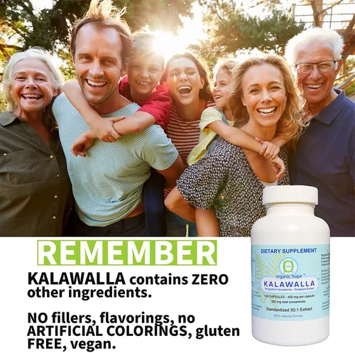 Miniatura 6 de (Calaguala) con Polypodium Leucotomos para el apoyo del sistema inmunológico, extracto 50:1 de mayor potencia 400 mg (120 cápsulas vegetales)