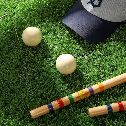 Miniatura 5 de Deekin 2 paquetes de 2.244 in Bocce Pallino para juego de bocha, bola de bocha, bolas de repuesto para bocce palino Blanco