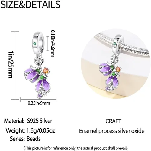 Miniatura 10 de LIGHTDOG Abalorios de plata de ley 925 para pulseras Pandora, collares para mujer, cuentas colgantes, cuentas de joyería, regalos para mujeres