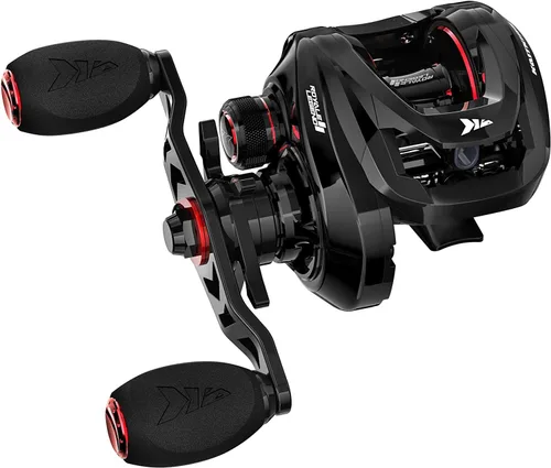 Carretes de pesca Baitcasting KastKing Royale Legend II, nuevo diseño compacto de carrete baitcaster de pesca, arrastre de fibra de carbono de 17.64
