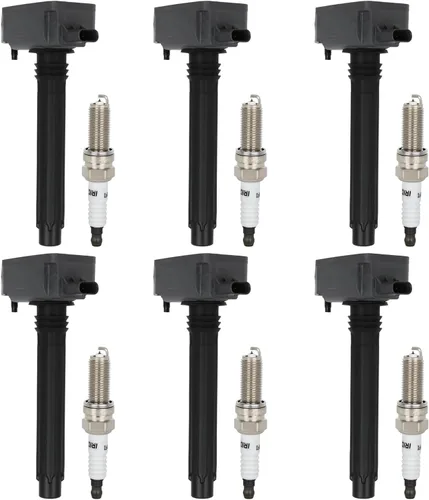 Miniatura 47 de SCITOO 6 bobinas de encendido con 6 bujías de iridio para Ford para Lincoln Expedition Explorer F50 V6 MKS MKT Navigator BL3Z-12029-C UF-646 E1146