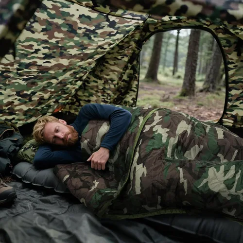 Miniatura 3 de REDCAMP Manta militar para campamento, forro térmico resistente al agua, manta ligera aislada para exteriores, para senderismo, camping, con bolsa