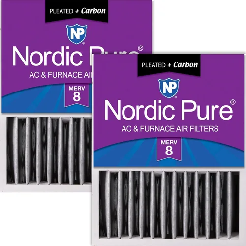 Miniatura 20 de Nordic Pure 16 x 20 x 5 (tamaño real: 15 7/8 x 19 5/8 x 4 3/8) Honeywell Filtros de aire de repuesto Merv 8 Plus Carbon 1 paquete