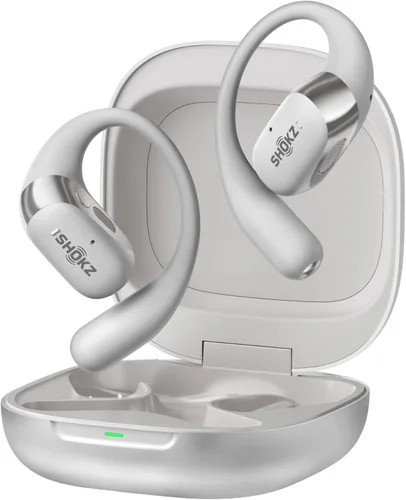 Miniatura 11 de SHOKZ Nuevos auriculares OpenFit 2+ de oreja abierta, habilitados para Dolby Audio, cómodos auriculares con ganchos suaves para los oídos, tiempo