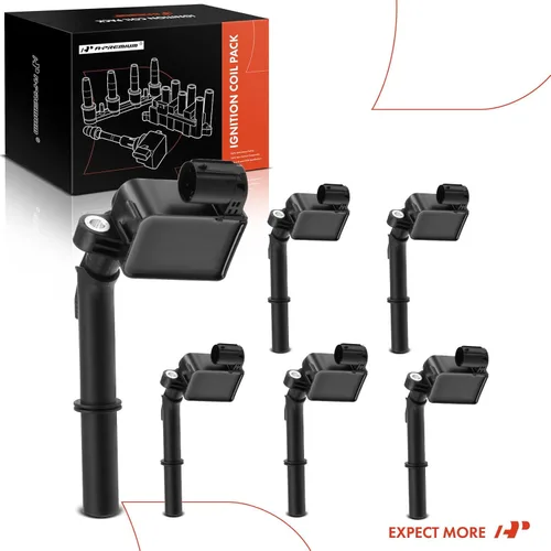 Miniatura 8 de A-Premium Paquete de bobinas de encendido compatibles con Mercedes-Benz C300 C350 E300 E350 E400 GLK350 ML350 R350 SLK350 CL63 AMG S600, juego de 6