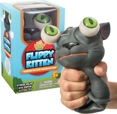 Miniatura 9 de IPIDIPI TOYS Flippy Frog Squishy Eye Popping - Rellenos para Calcetines Squishy - Divertido Juguete Sensorial Fidget para Apretar, Recuerdos