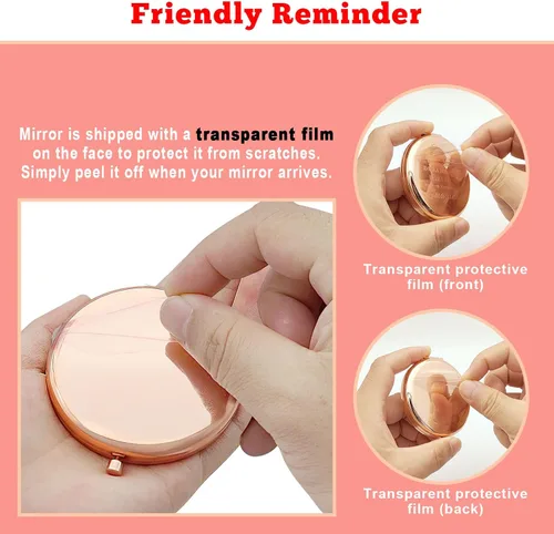 Miniatura 5 de Regalos de aliento de amistad, espejo de maquillaje compacto para mejor amiga, hermana del alma, regalos de cumpleaños, regalos de graduación