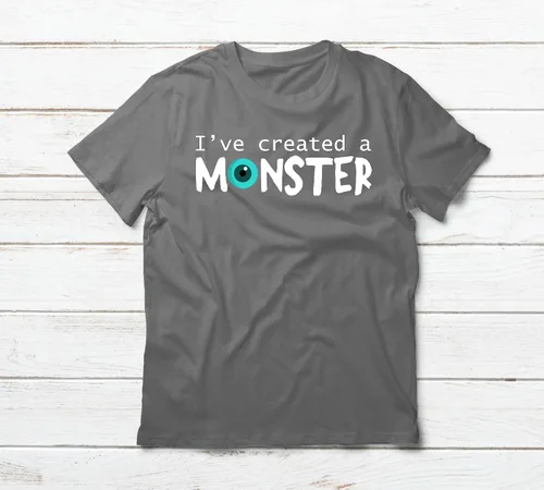 Miniatura 3 de Mik Ive Created a Monster Shirt Dad and Baby Daddy and Me - Body para disfraz de papá e hijo