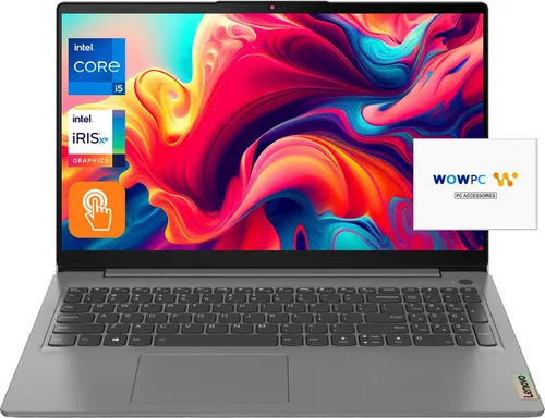 Lenovo IdeaPad 3 - Laptop de negocios con pantalla táctil, Intel Core i5-1135G7, pantalla táctil FHD IPS de 15.6 pulgadas, Wi-Fi 6, HDMI, lector de