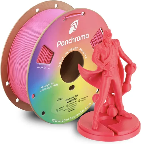 Miniatura 61 de Polymaker Panchroma Filamento de impresora 3D PLA negro, 0.069 in, carrete de 2.2 libras, fácil de imprimir, impresión de alta velocidad, sin