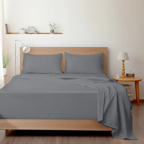 Miniatura 9 de SPRINGSPIRIT Juego de sábanas para sofá cama tamaño Queen, juego de sábanas de 4 piezas con bolsillos de hasta 8 pulgadas de profundidad, sábanas