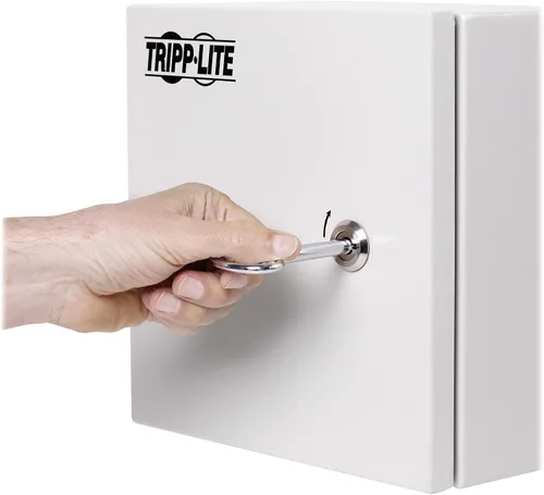 Miniatura 6 de Tripp Lite Caja de seguridad eléctrica industrial de acero al aire libre, 10 x 10 x 6, gris, resistente a la intemperie y al polvo, cumple