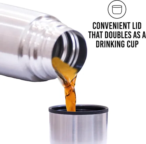 Miniatura 4 de Mejor Termo de Café de Acero Inoxidable Libre de BPA y Aislamiento de Triple Pared Agua Caliente y Bebidas Frías por Horas Perfecto
