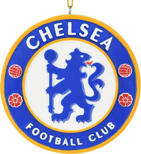 Tree Buddees x Chelsea F.C. Bauble Oficial del Club de Fútbol Adorno Navideño Edición Limitada - Equipo de Fútbol de la Premier League (Chelsea F.C.