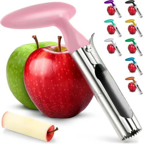 Miniatura 25 de Zulay Kitchen Herramienta Premium para Descorazonar Manzanas - Hojas Ultra Afiladas, de Acero Inoxidable, Serradas para Descorazonas Fáciles - Fácil