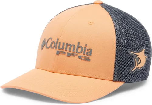 Miniatura 1007 de Columbia - Gorra de malla con bandera con árboles unisex para adultos, corona alta
